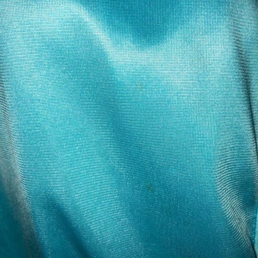 Diane Von Furstenberg DVF Vintage Robe Nightie Set Small S Womens Nylon Blue - Picture 13 of 13